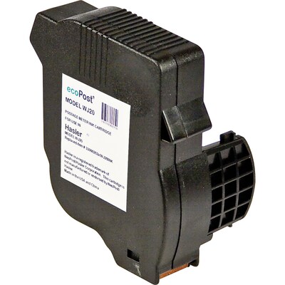 ecoPost Hasler WJ20INK/33000262X Postage Meter Ink Cartridge; Red