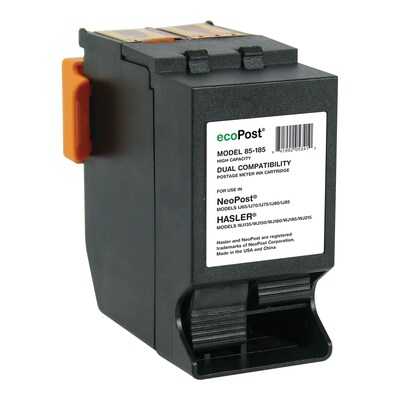 ecoPost NeoPost IJINK678H/4102910P/WJINK-1/4124703Q Postage Meter Ink Cartridge; Red