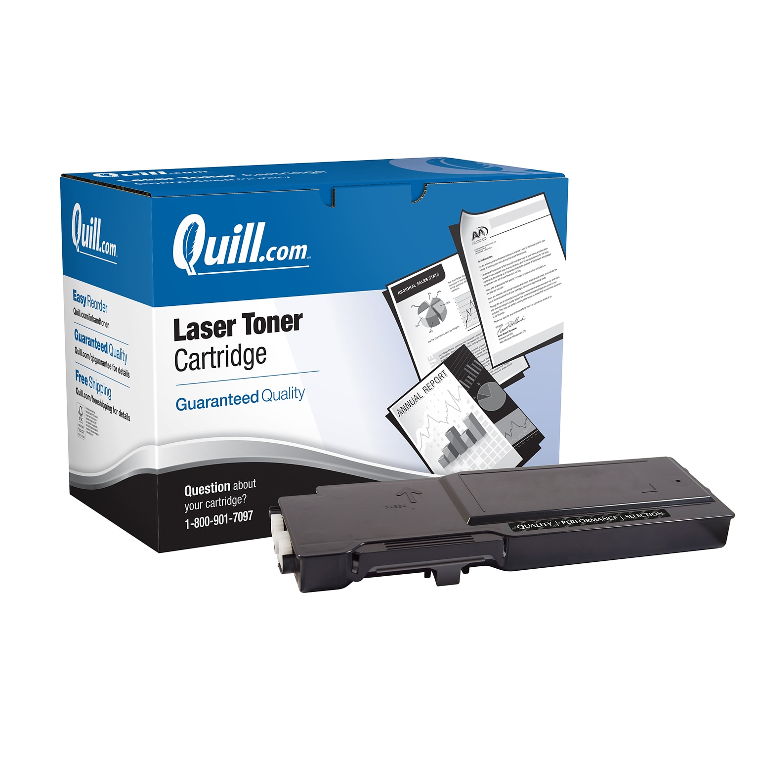 Quill Brand®  Remanufactured Black Extra High Yield Toner Cartridge Replacement for Xerox C400 (106R03524) (Lifetime Warranty)