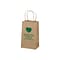 Paper Totes; Brown, 5x3, Imprinted