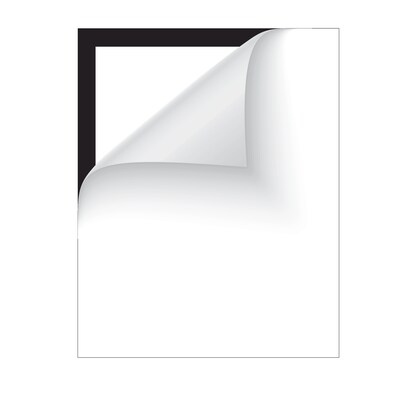 Global Printed Products Blank Indoor Window Sign, 8.5" x 11", Clear, 5/Pack (SPLS-8X11FMP)