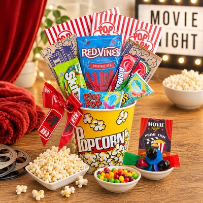 Alder Creek Pop-ular Movie Gift Basket (FG06257)