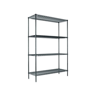 Alera® Industrial Wire Shelving Starter Set; 48Wx24D, Green