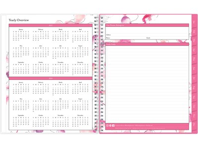 2023 Blue Sky Orchid 8.5" x 11" Weekly & Monthly Planner, Multicolor (137268-23)