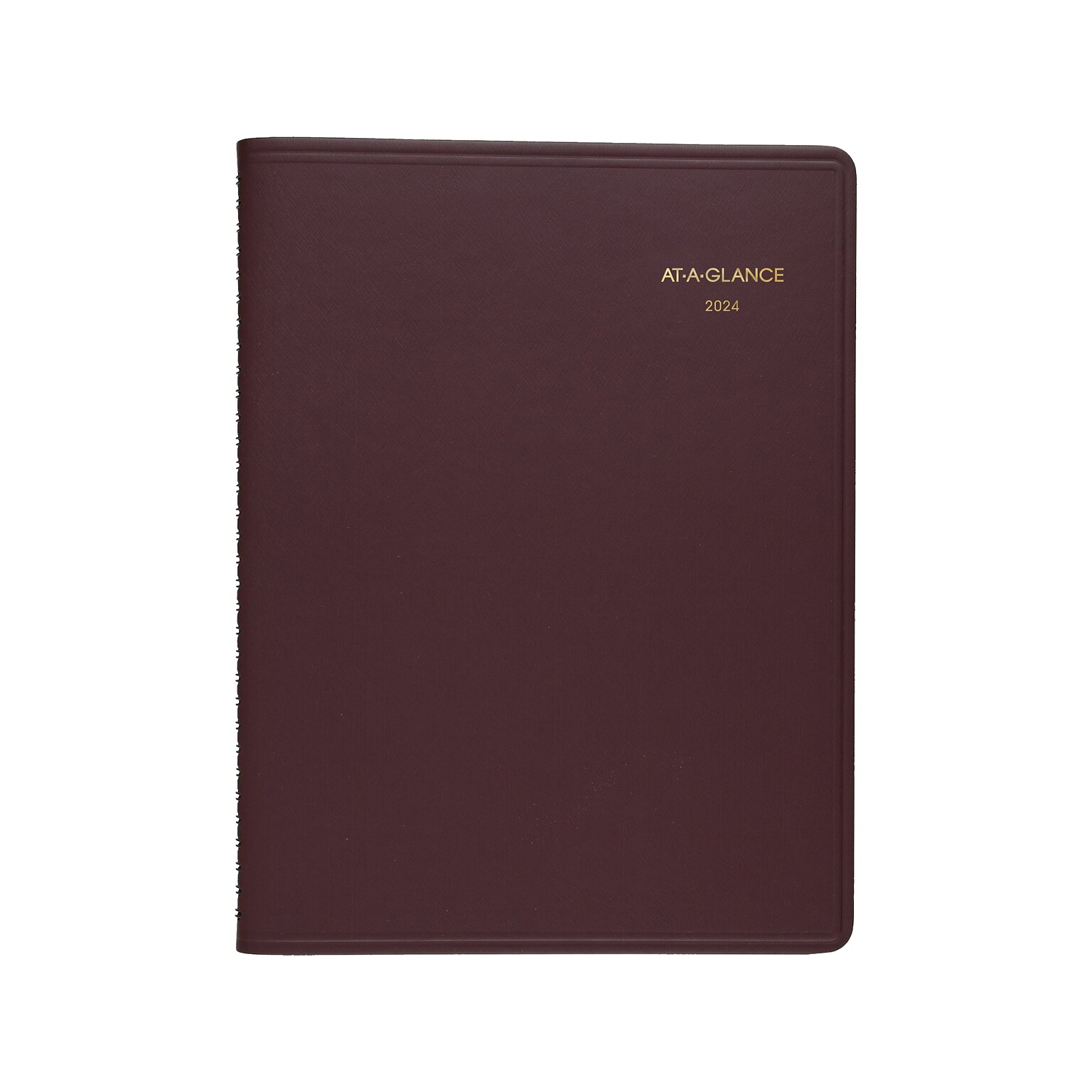 2024 AT-A-GLANCE 8.25 x 11 Weekly Appointment Book, Winestone (70-950-50-24)