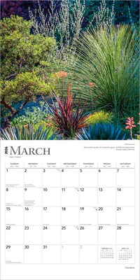 2026 BrownTrout Gardens 12" x 12" Monthly Wall Calendar (9798330703326)
