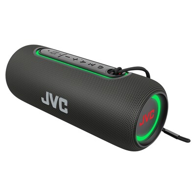 JVC True Wireless Portable Bluetooth Speaker, Water Resistant, Black (SP-PA5BT)