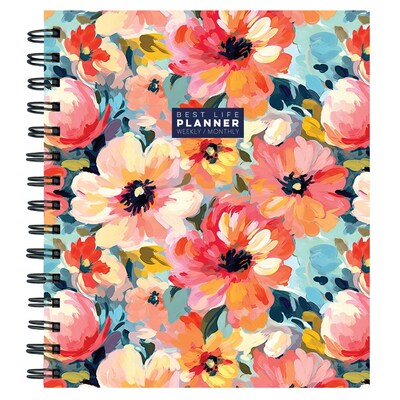 TF Publishing Luxe 8.5 x 9 Weekly & Monthly Planner, Paperboard Cover, Multicolored (99-9901)