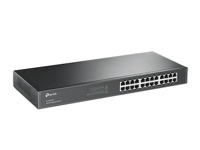 TP-LINK 24-Port Gigabit Ethernet Unmanaged Switch, Black (TL-SG1024)