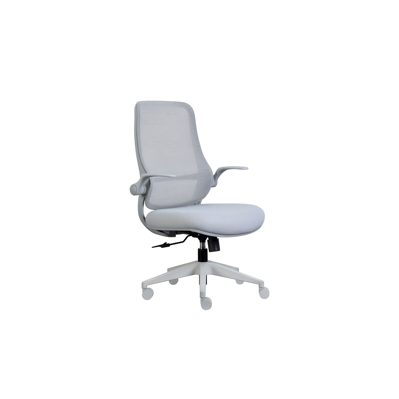 Tempur-Pedic Stratus Ergonomic Mesh/Fabric Swivel Executive Chair, Ash (TP-STRATUS-ASH)