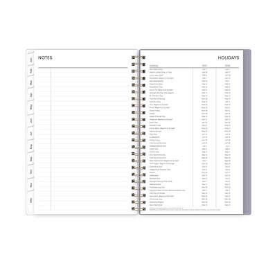 2027 Blue Sky Tula 5" x 8" Calendar Year Weekly & Monthly Planner, Plastic Cover (143974-27)