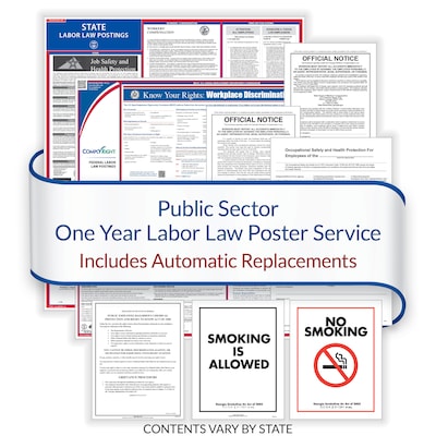 ComplyRight Federal, State and Public Sector (English) Labor Law 1-Year Poster Service, Oregon (U120