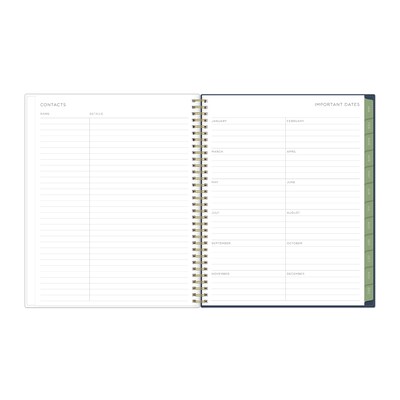 2026 Blue Sky Kelly Ventura Gardens 8.5" x 11" Calendar Year Weekly & Monthly Planner, Plastic Cover, Multicolored (153064)