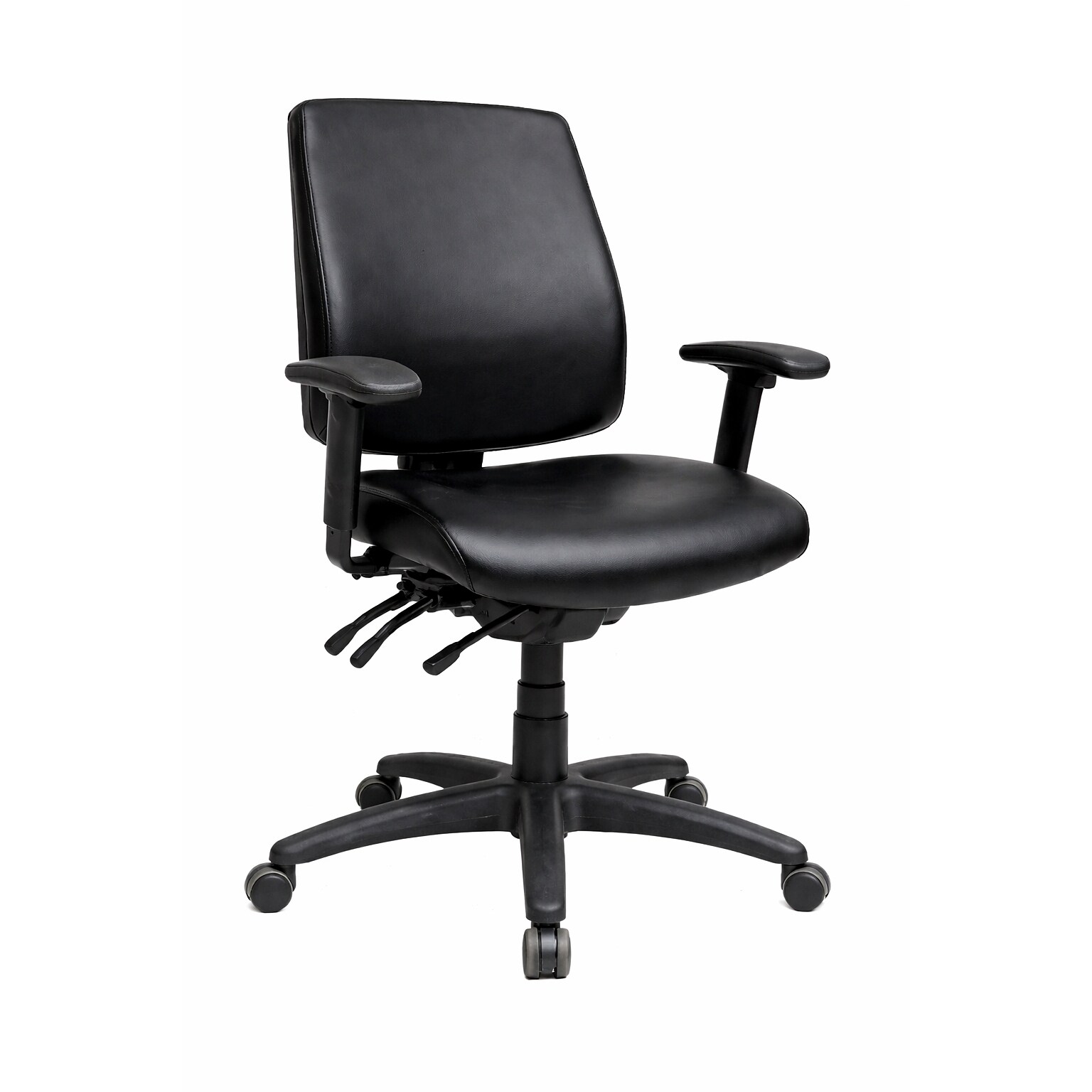 Tempur-Pedic Healthcare Vinyl Swivel Executive Chair, Black (TP-HCHBFFDLBLK)