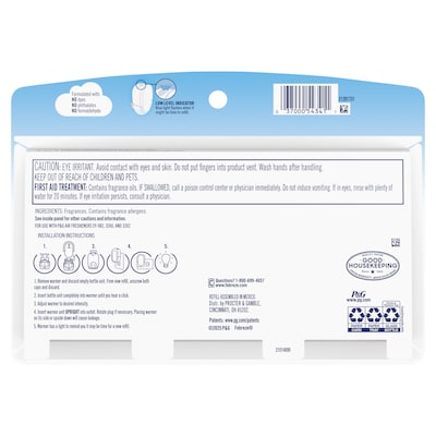 Febreze Fade Defy Plug Air Freshener Warmer Refill, Gain Original Scent, 0.87 fl. oz., 3/Pack (54341)