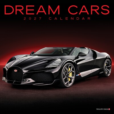 2027 Willow Creek Dream Cars 7 x 7 Monthly Wall Calendar (64016)