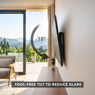Mount-It! Tilt TV Wall Mount Bracket for 37"-80" Flat Screens (MI-1121M)