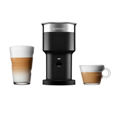 Nespresso Professional Aeroccino XL Stainless Steel Frother, Black (4392-US-BK-NE)
