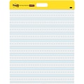 Post-it Super Sticky Wall Easel Pad, 20 x 23, Primary Lined, 20 Sheets/Pad, 2 Pads/Pack (566PRL)