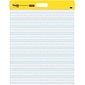 Post-it Super Sticky Wall Easel Pad, 20" x 23", Primary Lined, 20 Sheets/Pad, 2 Pads/Pack (566PRL)