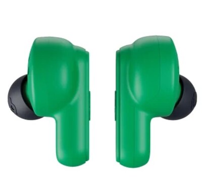 Skullcandy Dime True 2 Wireless Earbuds Headphones, Bluetooth, Dark Blue/Green (SKDS2DBWP750)