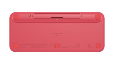 Logitech POP Icon Keys Wireless Keyboard, Rose/Off White (920-013049)