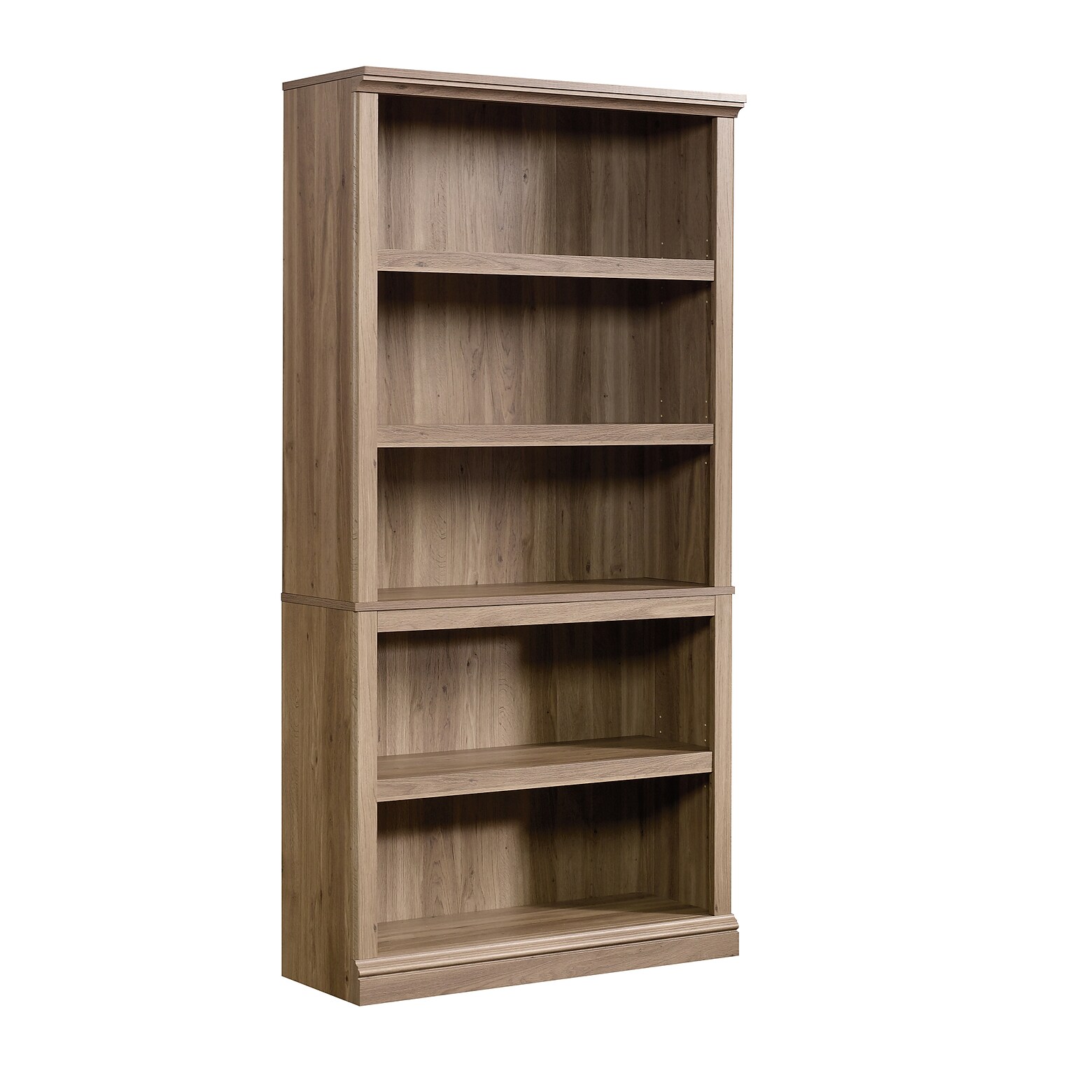 Sauder Select 70H 5-Shelf Bookcase, Salt Oak (420173)