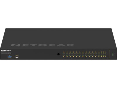 Netgear AV Line 26-Port Gigabit Ethernet Managed Switch, Black (GSM4230UP-100NAS)