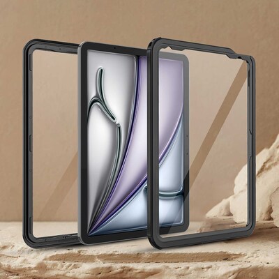 SaharaCase Oasis Series Waterproof Case for iPad Air 13" (M3/M2), Scorpion Black (TB00417)