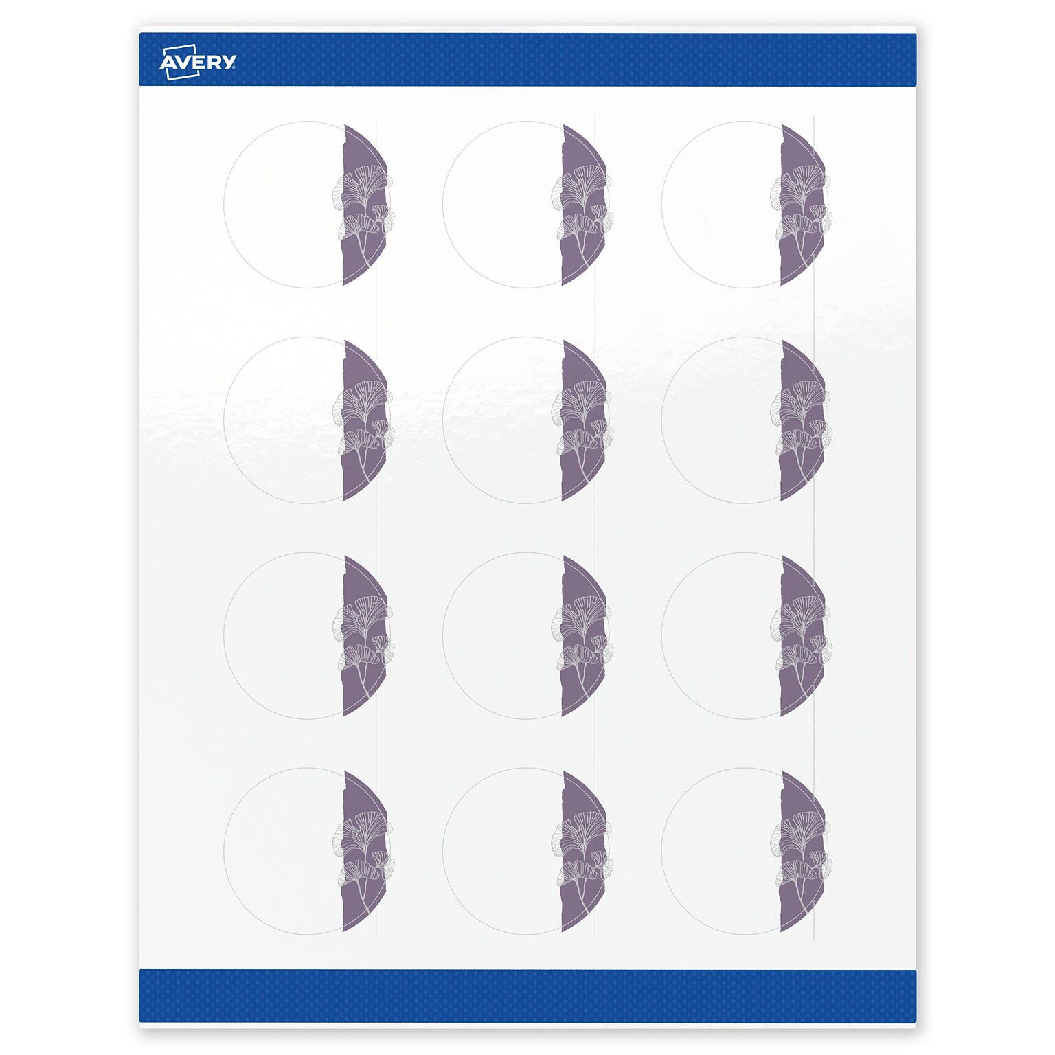 Avery Laser/Inkjet Circle Multipurpose Labels, 2 Dia., White, 120/Pack (S00-F4R)