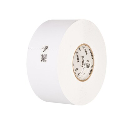 Zebra Z-Perform 1000T Thermal Transfer 3 x 1.25 Paper Tag, 3,750 Tags/Roll, 6 Rolls/Carton (67251)