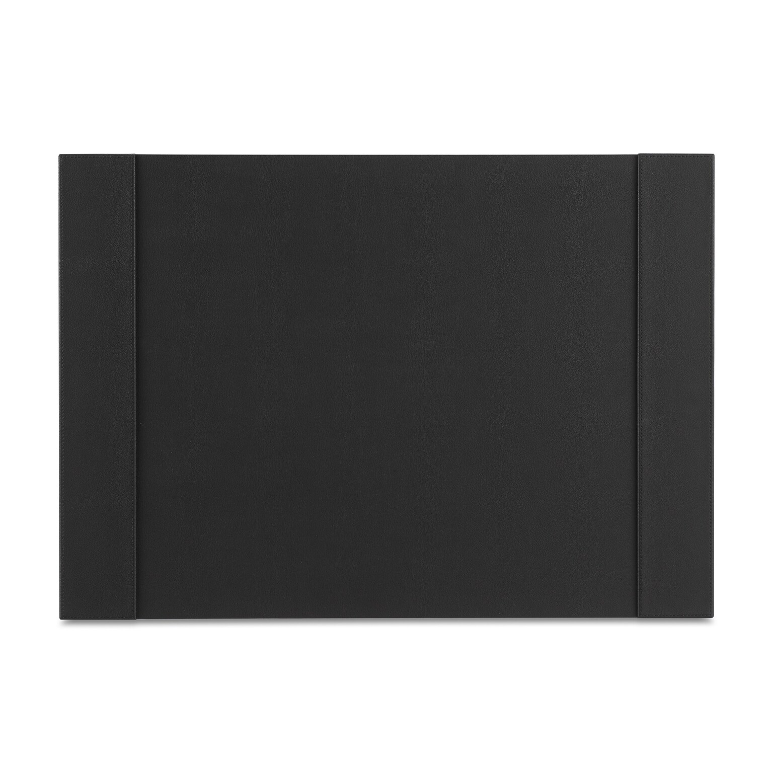 Staples Refillable Faux leather Desk Pad with Side Rail, 24" x 17