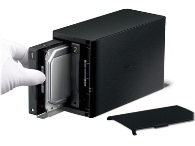 Buffalo LinkStation SoHo 200 2-Bay 4TB External NAS, Black (LS220D0402B)