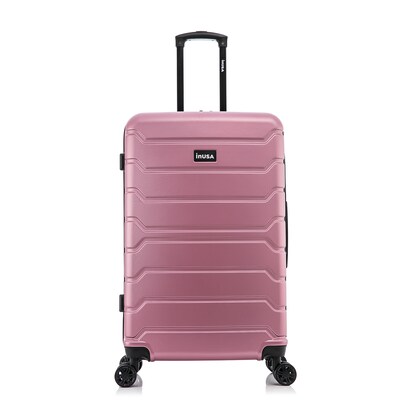 InUSA Trend 31.07 Hardside Suitcase, 4-Wheeled Spinner, Rose Gold (IUTRE00L-ROS)