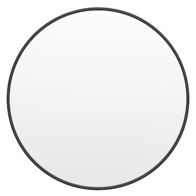 Flash Furniture Julianne Round Metal Framed Wall Mirror, 30" Black (HFKHD0GD812315)