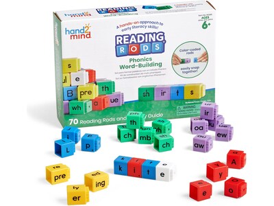 hand2mind Reading Rods Phonics Word-Building (95395)