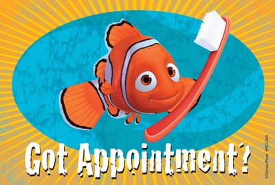 SmileMakers® Finding Nemo Got Appt? Laser Cards; 100 PCS