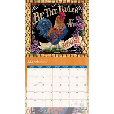 2027 BrownTrout Bless This Nest 14" x 12" Monthly Wall Calendar, Assorted Colors (9798330715978)