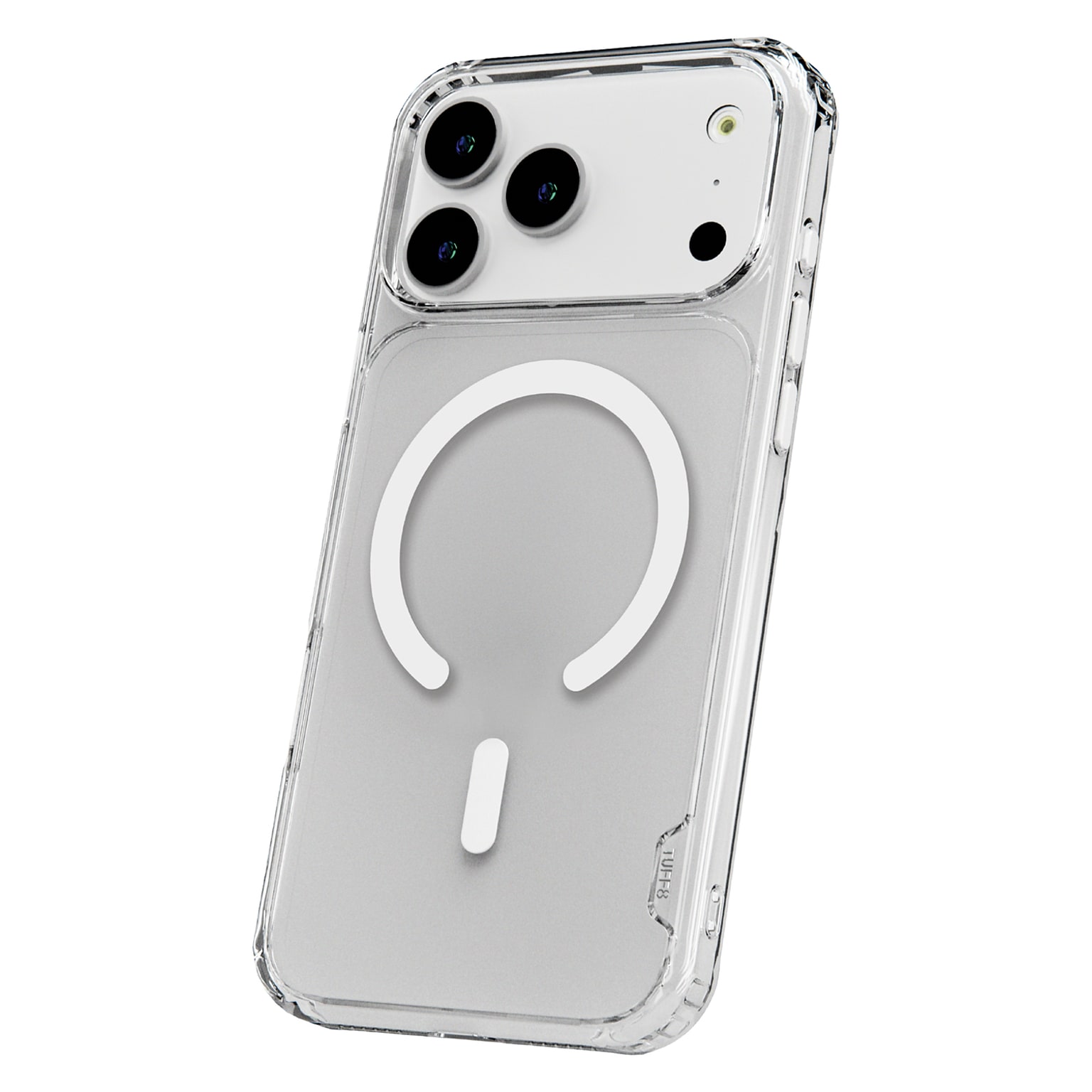 TUFF8 MagSafe Phone Case for iPhone 18 Pro Max, Shock Absorbing, Clear (T8M-IP1804)