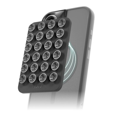 TUFF8 Magnetic Suction-Cup Cell Phone Holder, Black (AO-MSMMB)