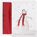 Great Papers!® Non-Imprinted Boxed Holiday Cards; Cozy Snowman