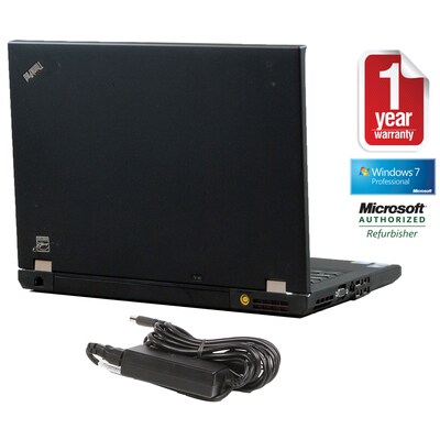 Lenovo T410 14 Refurbished Laptop, Intel i5, 4GB Memory, 250GB Hard Drive