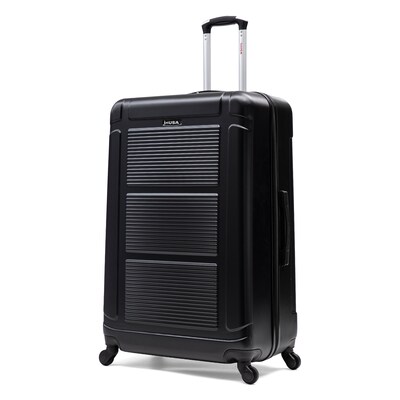 InUSA Pilot 33.27 Hardside Suitcase, 4-Wheeled Spinner, TSA Checkpoint Friendly, Coal (IUPIL00XL-COA)