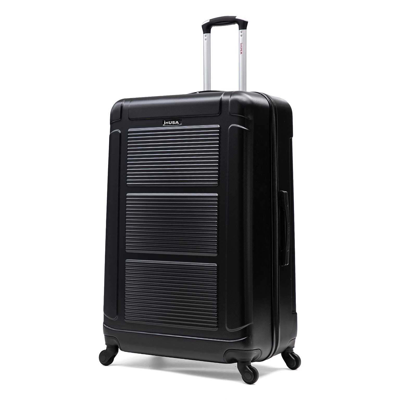 InUSA Pilot 33.27 Hardside Suitcase, 4-Wheeled Spinner, TSA Checkpoint Friendly, Coal (IUPIL00XL-COA)