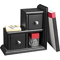 Victor® Wooden Desktop Reversible Bookend; Midnight Black