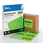 Quill Brand® Laser Shipping Labels, 3-1/3 x 4, Fluorescent Green, 600 Labels (710439)