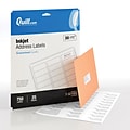 Quill Brand® Inkjet Address Labels, 1 x 2-5/8, White, 750 Labels (Comparable to Avery 8160)
