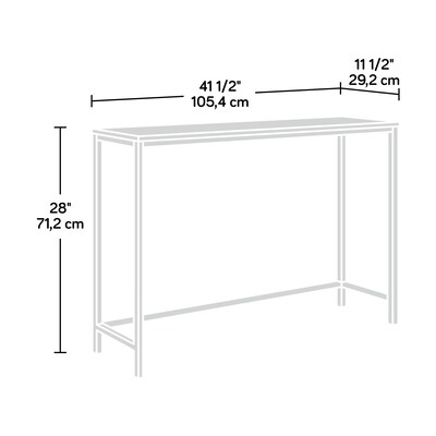Sauder North Avenue 41"W x 11"D Console Table, Sindoori Mango (428196)