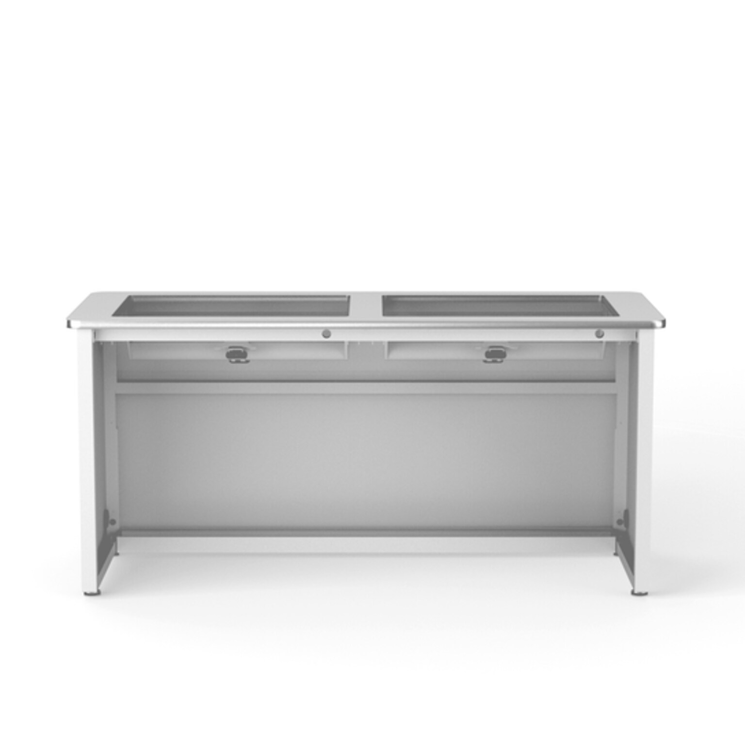 VersaDesk 60W Downview Computer Desk, White (DV6024-WW)