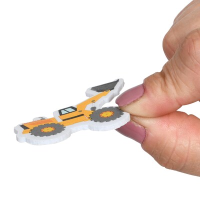 Ready2Learn Foam Transport Stickers, Multicolored, 168/Pack (CE-10096)